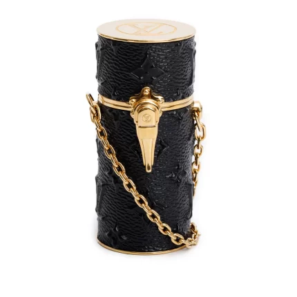 Monogram Midnight Embossed Lipstick Case Bag