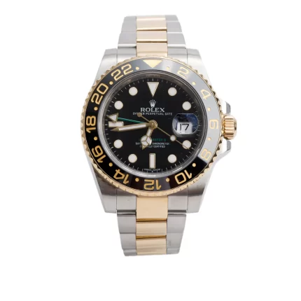Stainless Steel & 18k Yellow Gold GMT-Master II 40 MM Automatic Watch 116713LN w/ Box & Papers