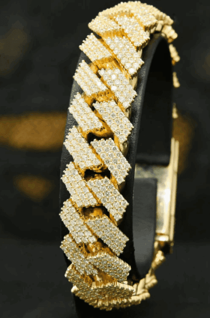 17mm Bracelet Cuban Prong Big Box-Lock