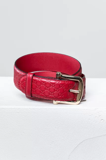 Dark Red Micro GG Belt