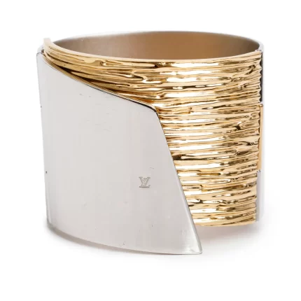 Two-Tone Metal My Epi Wide Cuff Bracelet