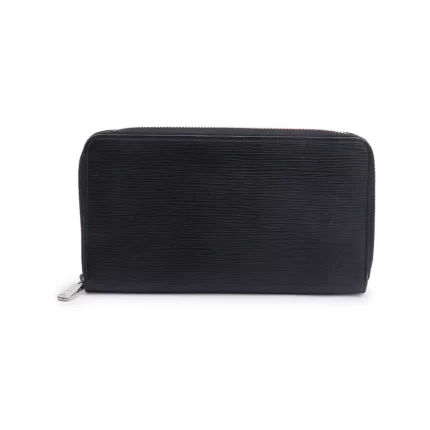 Black Epi Leather Zippy Organizer Wallet
