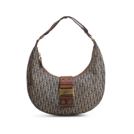 Navy Monogram Street Chic Hobo