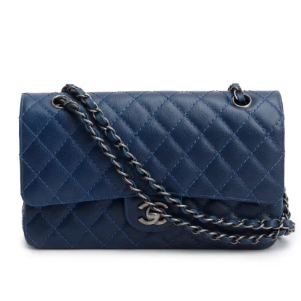 Blue Caviar Classic Medium Double Flap Bag w/ Box & Authenticity Card