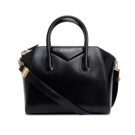 Black Box Leather Small Antigona Satchel