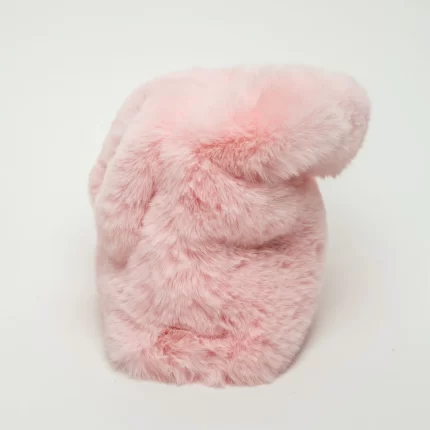 Pink Faux Fur Handbag