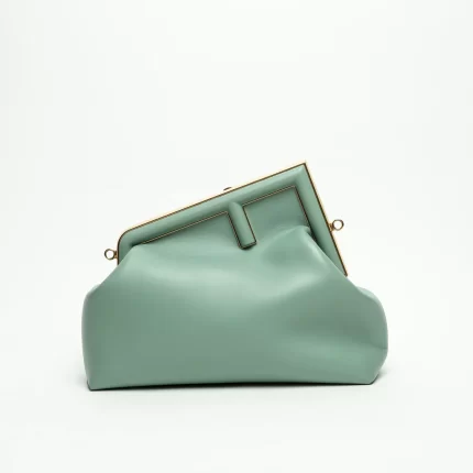 First Mint Green Nappa Leather Fendi First Bag Sz Medium